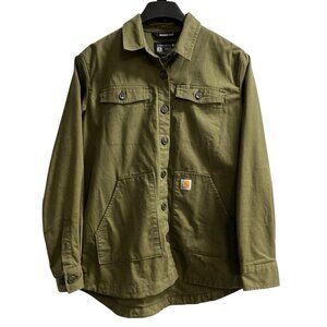 Carhartt Olive Green Button Down Shirt